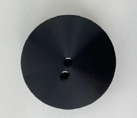 Fabricante de peças de usinagem por CNC sob medida Polia de alumínio de anodização preta para uso laboratorial